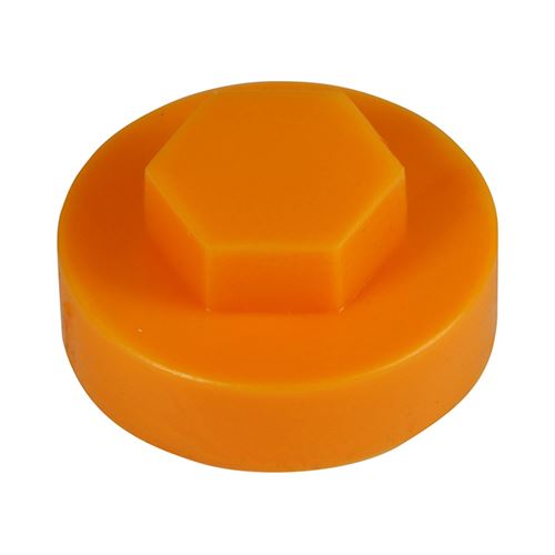 TIMCO Hex Cover Cap - Tangerine 16mm Pack 1000
