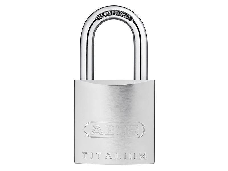 ABUS 58500 86TI/55mm TITALIUM� Padlock Without Cylinder