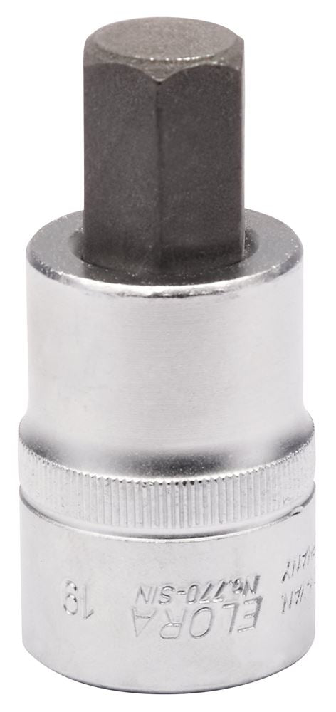 Draper 19MM HEXAGON KEY SOCKET 3/4DR 15554 3/4" Sq. Dr. Hexagon Screwdriver Sockets