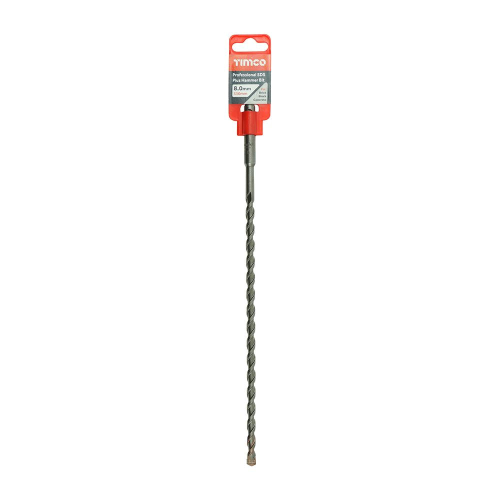 TIMCO Pro SDS Plus Hammer Bits (PGM) 8.0 x 310 Pack 1