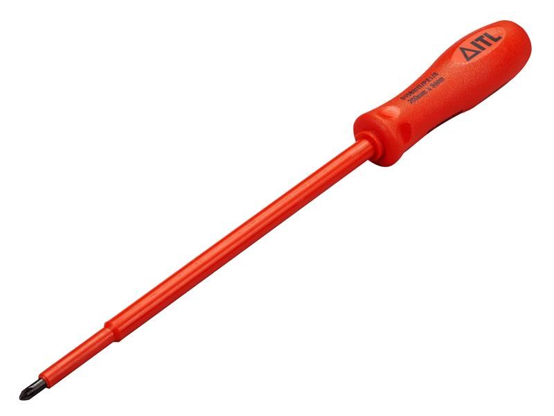 ITL Insulated Screwdriver Pozi No.1 x 200mm (8in)