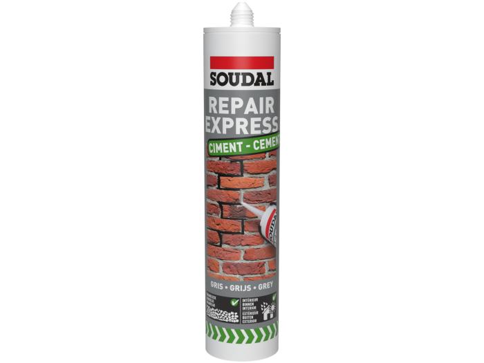 Soudal Repair Express Cement (300ml) Grey pointing crack filling General repairs