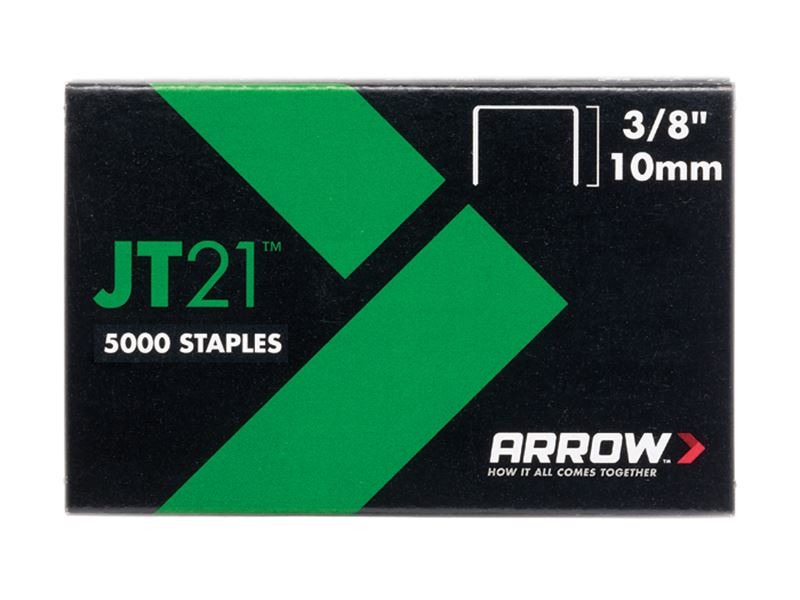 Arrow A276 JT21 T27 Staples 10mm (3/8in) Box 5000