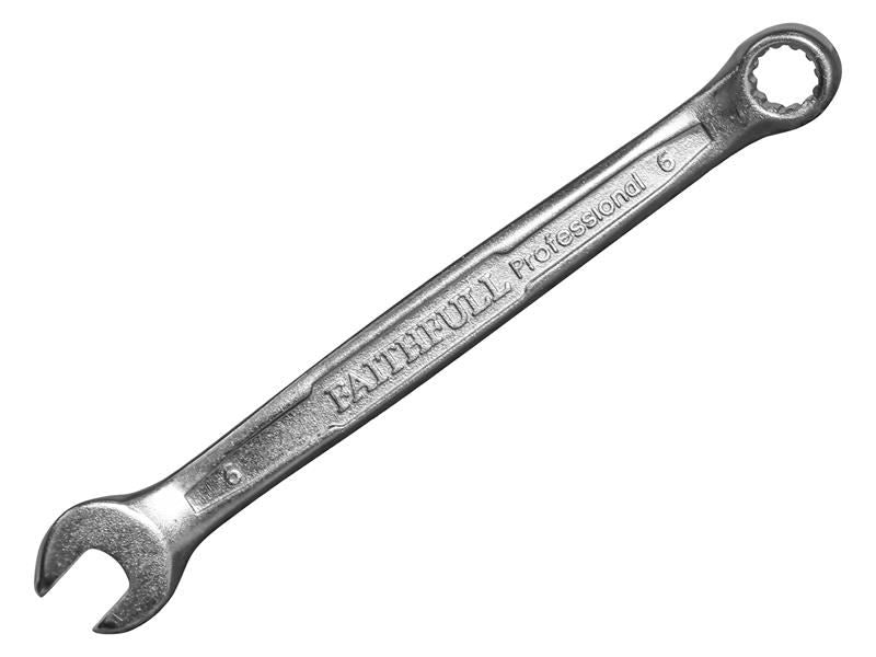 Faithfull FAISPAC6 Combination Spanner CV Satin Finish 6mm |