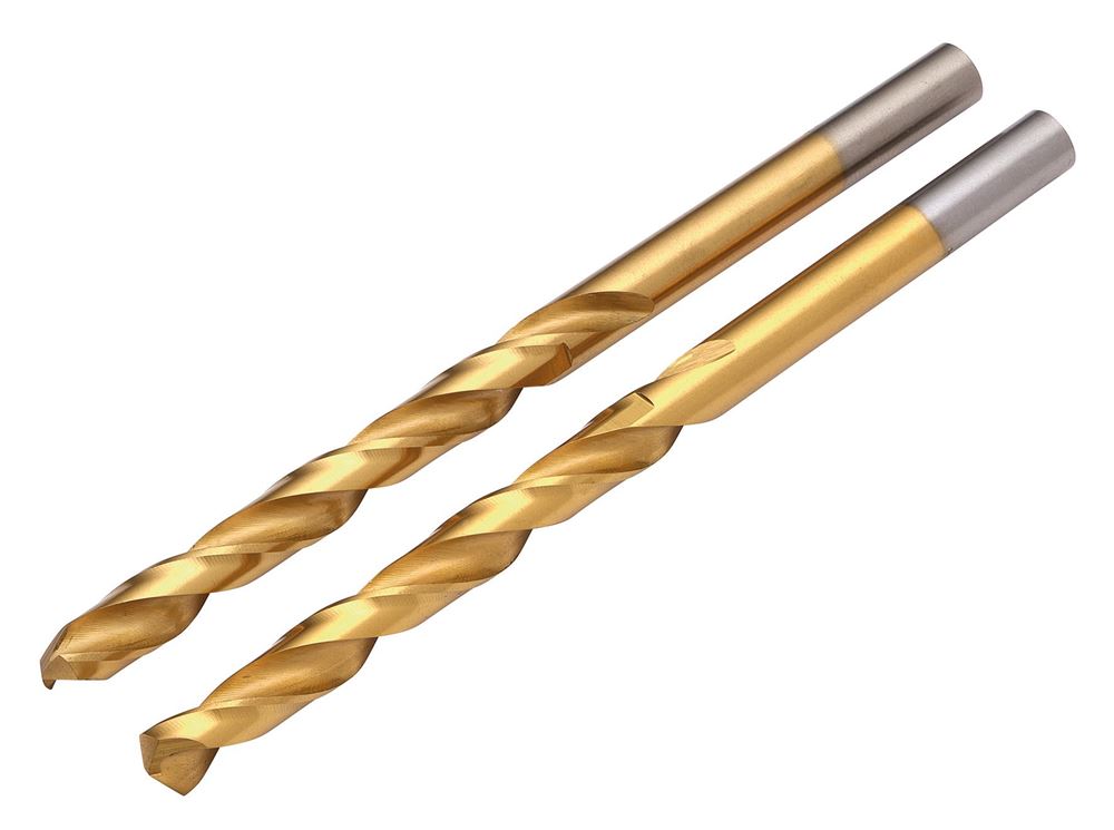Draper TITANIUM DRILL BIT 5.5MM X2 08868 HSS Titanium Nitride Coated Drill Bits