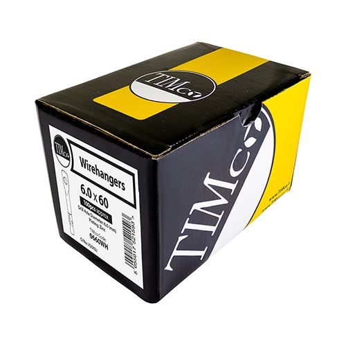TIMCO Wirehanger - BZP 6.0 x 60 Silver Pack 100