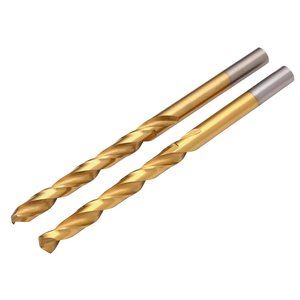 Draper TITANIUM DRILL BIT 5.0MM X2 08867 HSS Titanium Nitride Coated Drill Bits