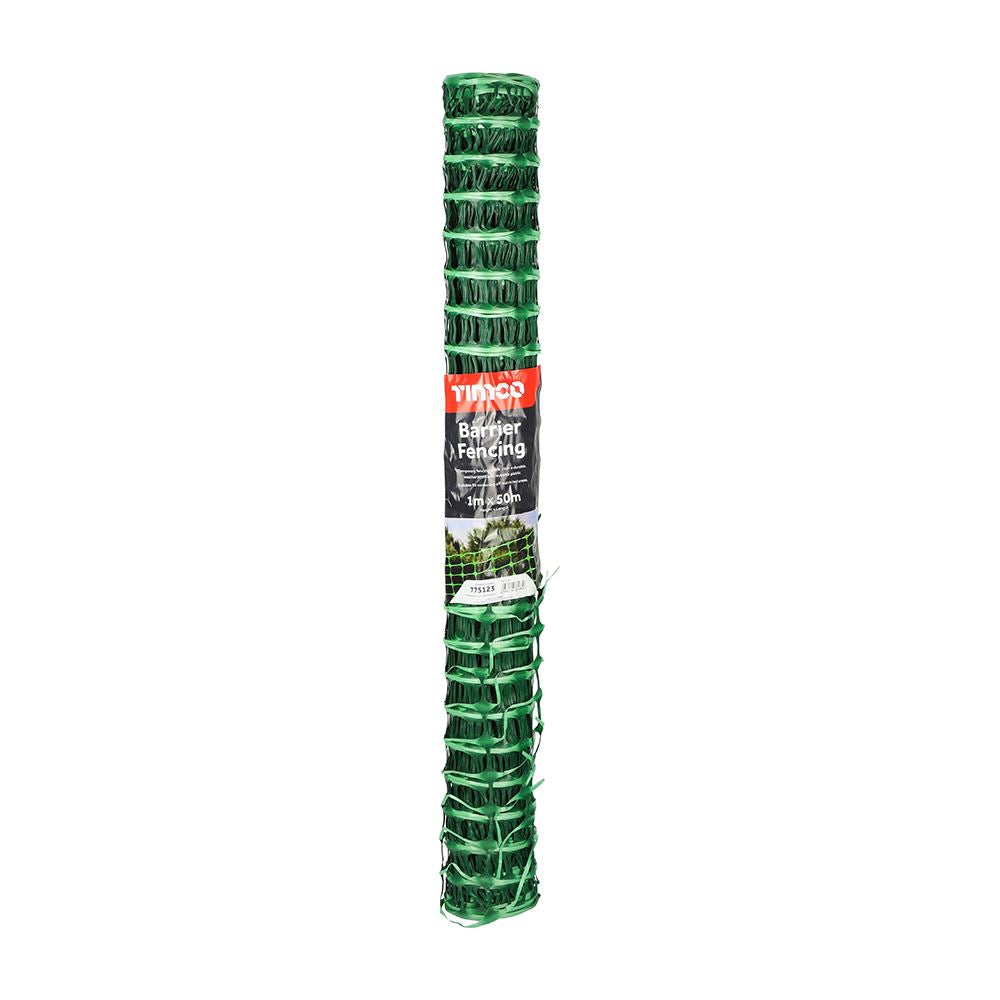 TIMCO Barrier Fencing Green 1m x 50m Green Pack 1