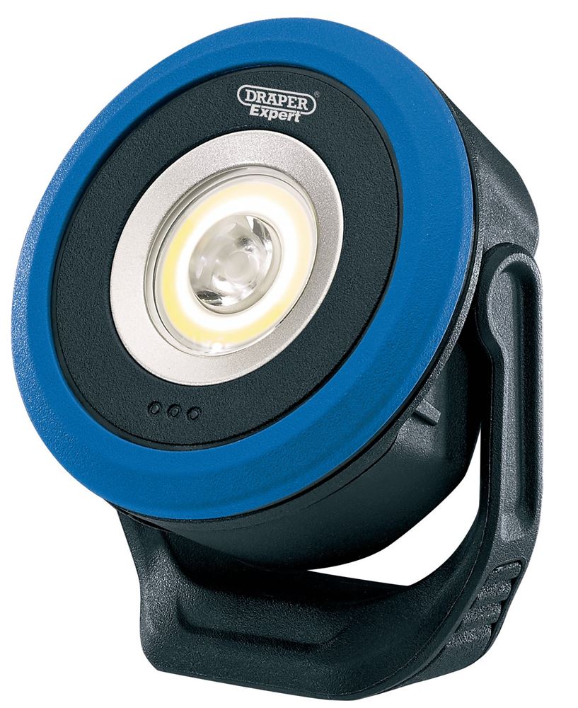 Draper WIRELESS MINI FLOOD LIGHT 65688 65688 COB/SMD LED Wireless/USB Rechargeable Mini Flood Light, 7W, 120 Lumens, USB-C Cable Supplied