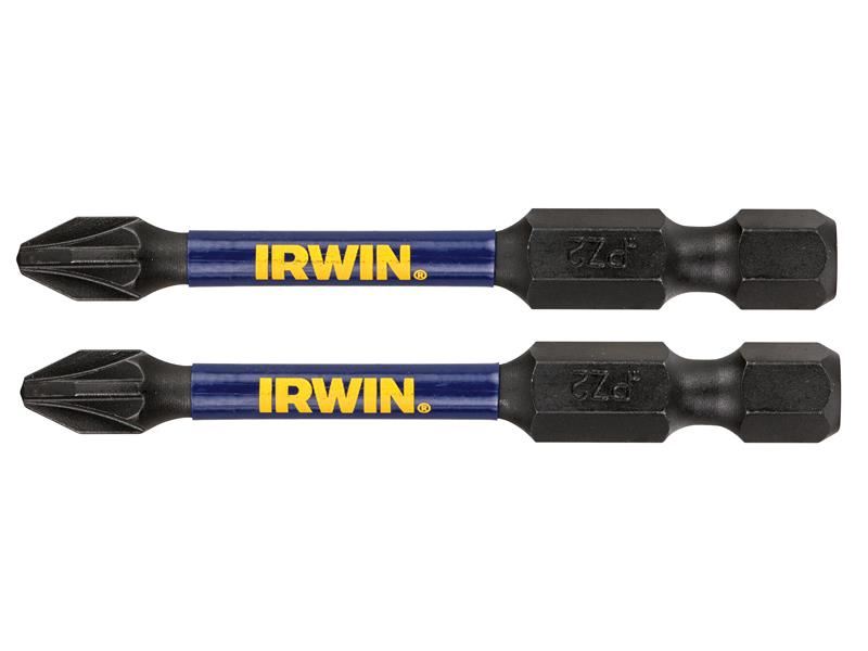 IRWIN� IW6061413 Impact Pro Performance Screwdriver Bits PZ1 57mm (Pack 2)