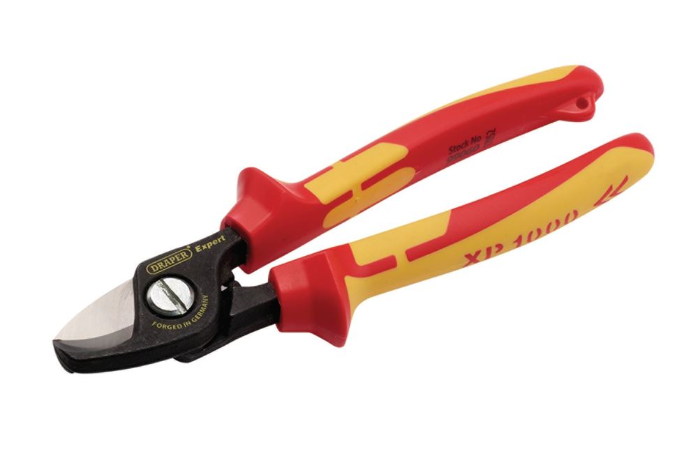 Draper 170MM CABLE SHEARS (TETHERED) 99060 99060 VDE Cable Shears, 170mm, Tethered