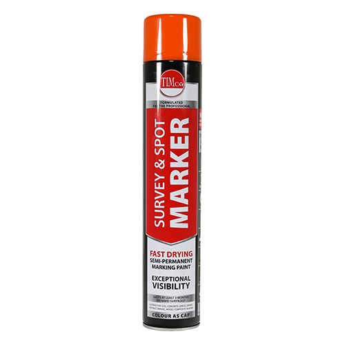 TIMCO Survey & Spot Marker Orange Orange 750ml Pack 1.0