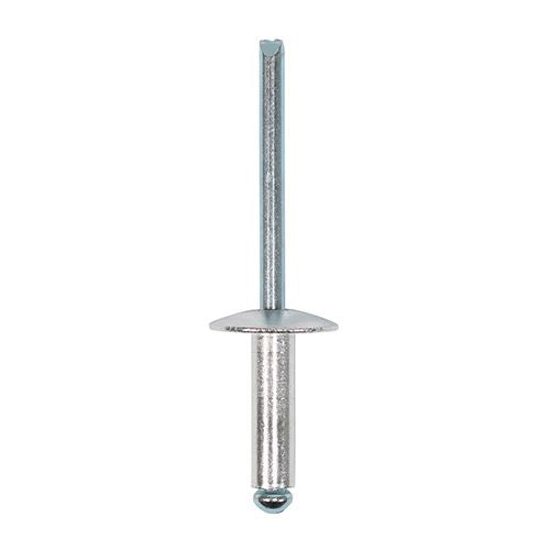 TIMCO Rivets Flange Head Aluminium 4.8 x 16 Pack 250