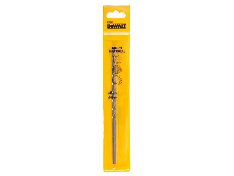 DeWalt Power Tools Multi-Material Drill Bit 6.0mm OL:200mm WL:170mm