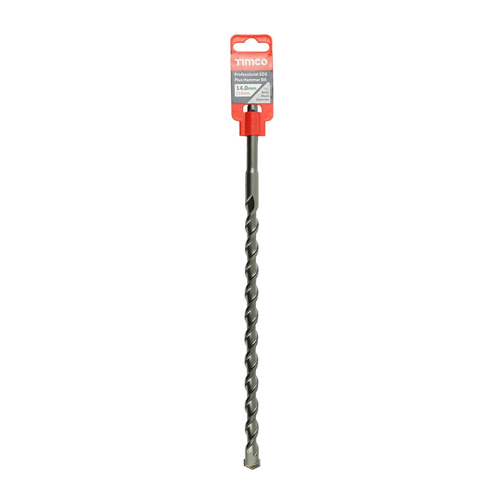 TIMCO Pro SDS Plus Hammer Bits (PGM) 14.0 x 310 Pack 1