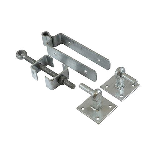 TIMCO Adjustable Hinge Set Hook HDG 450mm Pack 1