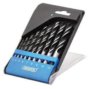 Draper BRAD POINT DRILL BIT SET - 9PC 12426 12426 Brad Point Drill Bit Set (9 Piece)
