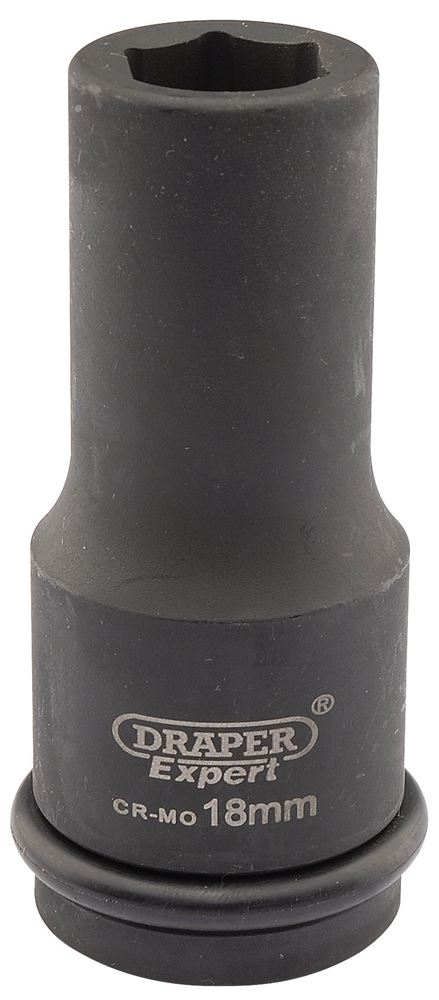 Draper 18MM IMP.DEEP SCKET 3/4DR 05050 HI-TORQ® Metric Deep Impact Sockets, 3/4" Sq. Dr.