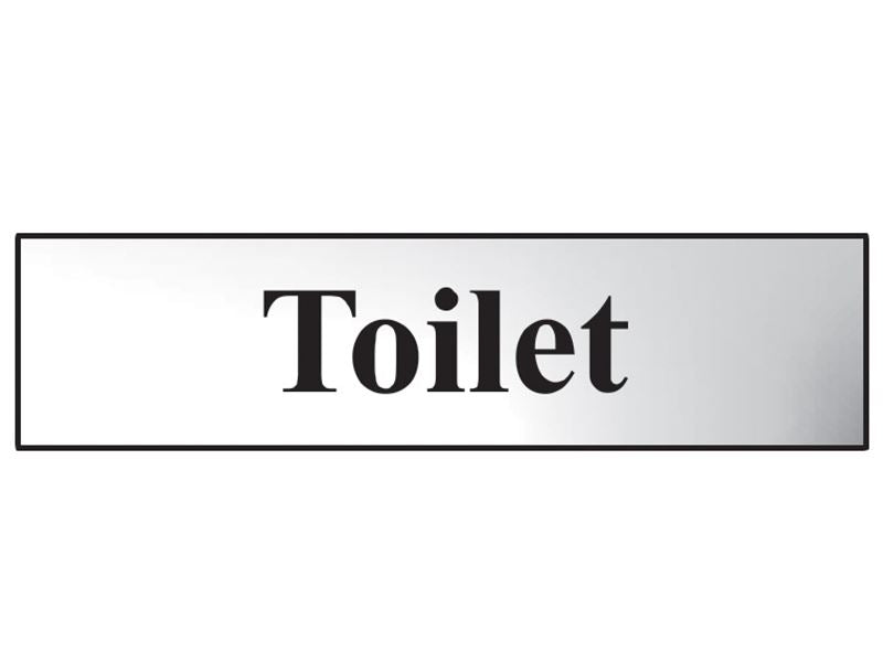 Scan SCA6051C Toilet - Polished Chrome Effect 200 x 50mm |