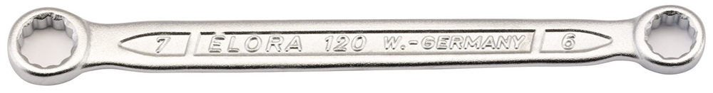 Draper 6X7MM FLAT RING SPANNER 94354 Flat Metric Ring Spanners