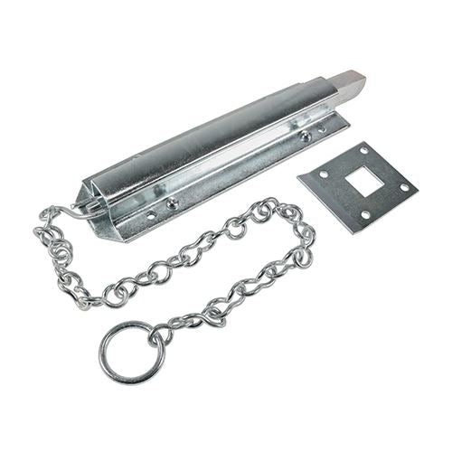 TIMCO Spring Chain Bolt Zinc 18" Silver Pack 1