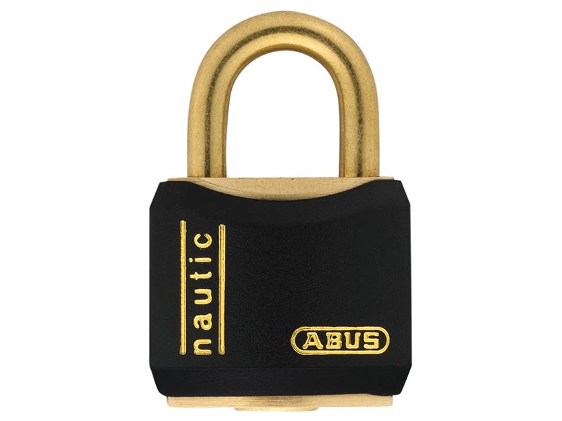 ABUS 00384 T84MB/20mm Black Rustproof Padlock Carded