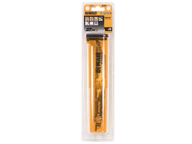 DeWalt DT2440L-QZ DT2440L 2X Life Reciprocating Saw Blade Set, 6 Piece