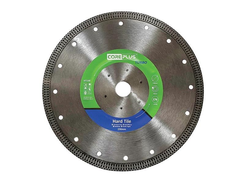 CorePlus CORDBHT230 HT230 Hard Tile Turbo Diamond Blade 230mm