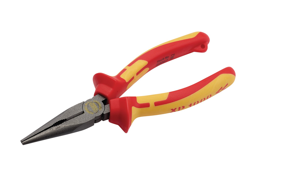 Draper 160MM L/NOSE PLIERS (TETHERED) 99067 99067 VDE Long Nose Pliers