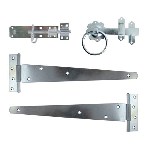 TIMCO Side Gate Kit Ring Zinc 18" Silver Pack 1