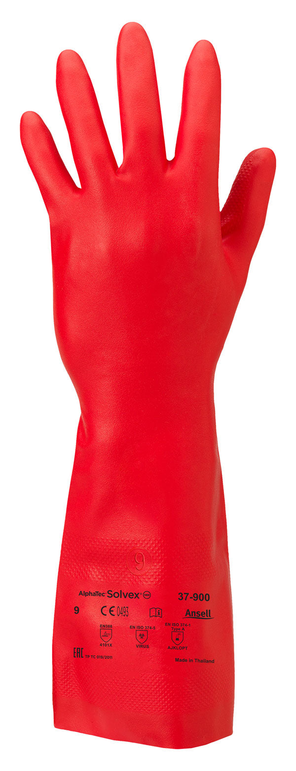ANSELL SOLVEX 37-900 GLOVE RED L