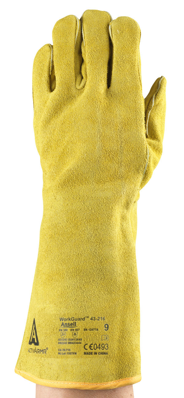 ANSELL ACTIVARMR 43-216 GLOVE SZ 10 (XL) YELLOW XL