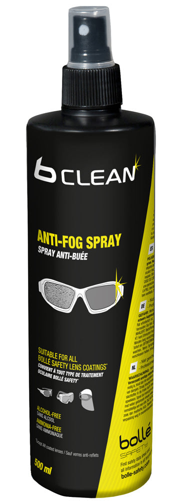 Bolle - BOLLE B250 B-CLEAN ANTI-FOG SPRAY 500ML -