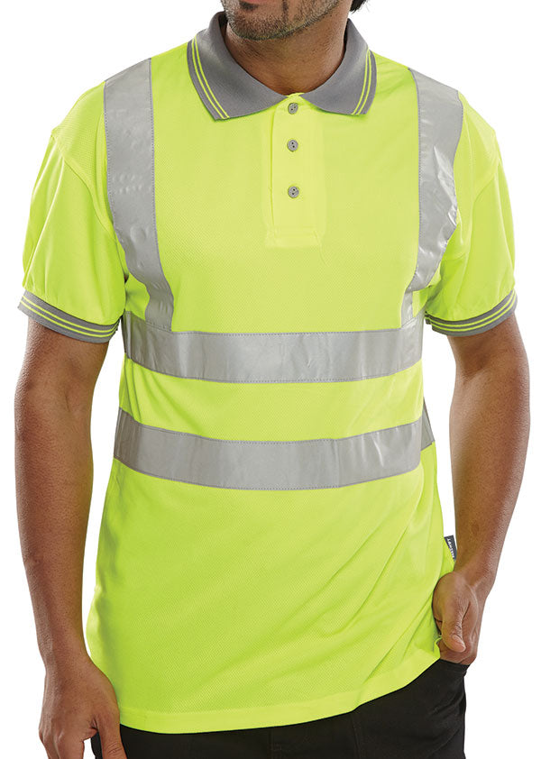 Beeswift - BSEEN EN ISO 20471 POLO SY 3XL - Saturn Yellow