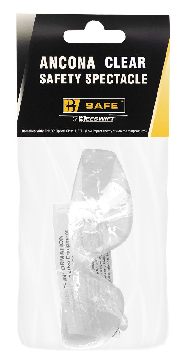 Beeswift - ANCONA CLEAR SAFETY SPECTACLE - Clear
