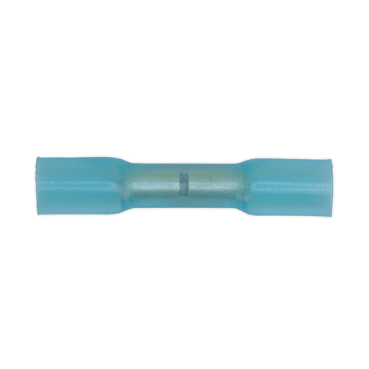 SEALEY - BTSB100 Heat Shrink Butt Connector Terminal �5.8mm Blue Pack of 100