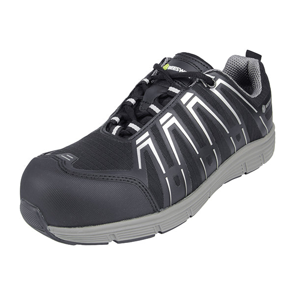 BEESWIFT TRAINER SHOE S3 NON METALLIC BLACK/GREY 07