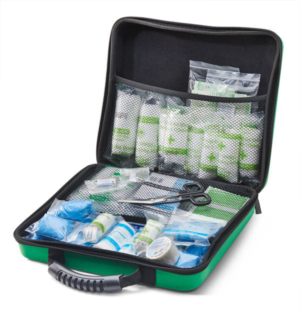 Click - CLICK MEDICAL BS8599-1 MEDIUM FIRST AID KIT IN LGE FEVA BAG -
