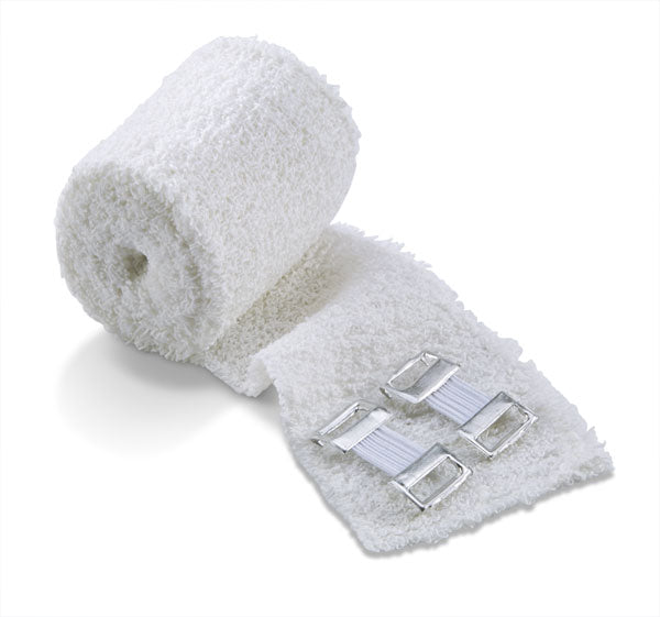 10 x Click Medical Crepe Bandages Bandage 5cm X 4.5m Elasticated Conforming sprains