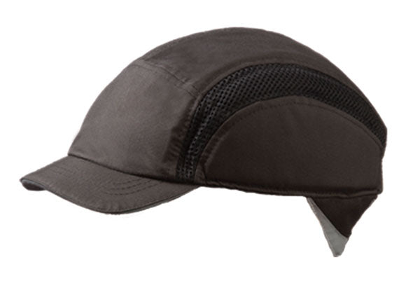 Centurion - AIRPRO BASEBALL BUMP CAP REDUCED PEAK BLACK - Black