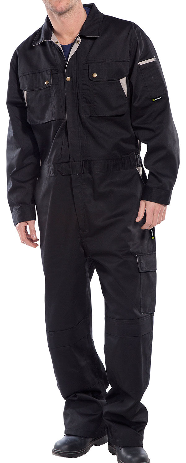 BEESWIFT PREMIUM BOILERSUIT BLACK 38