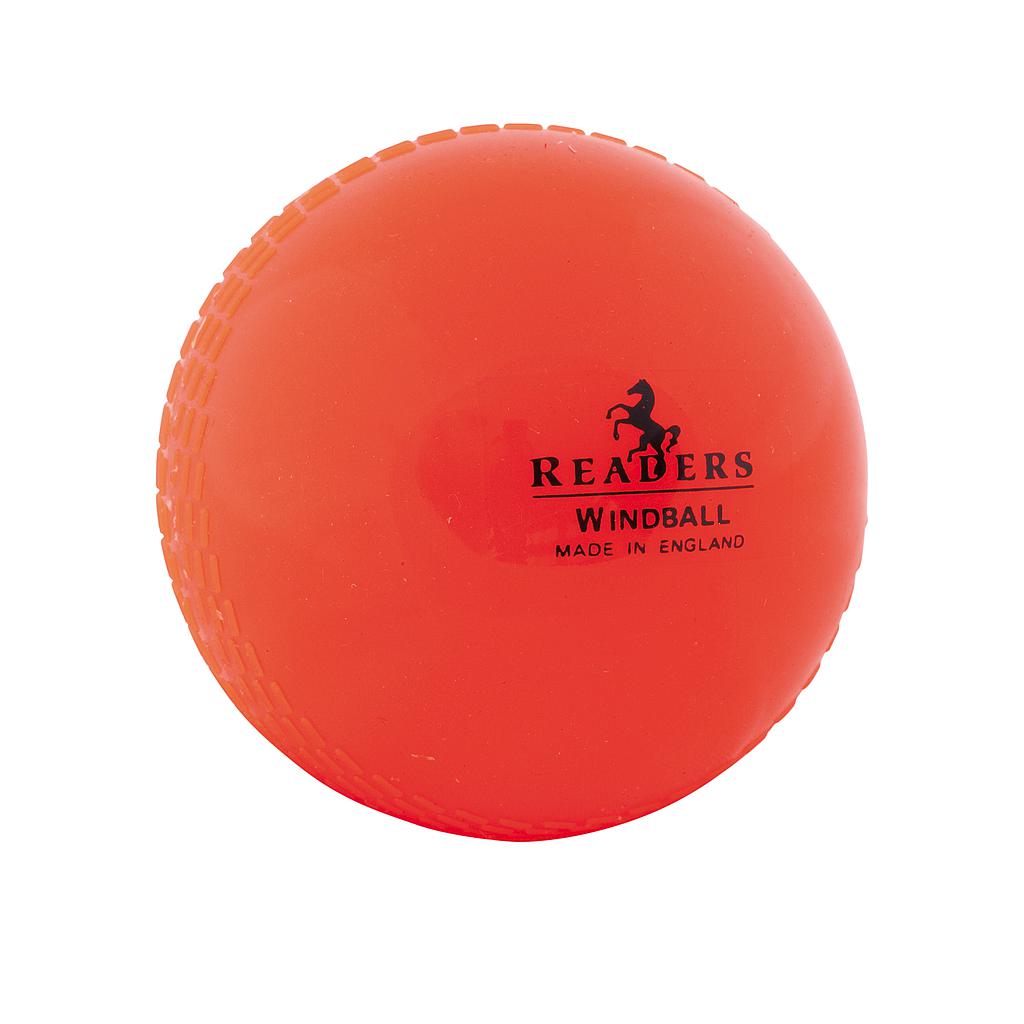 Readers Windball Training Cricket Ball Orange Mens