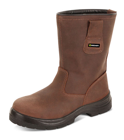 Beeswift S3 PUR RIGGER SAFETY WORK BOOT sz 05 - Brown