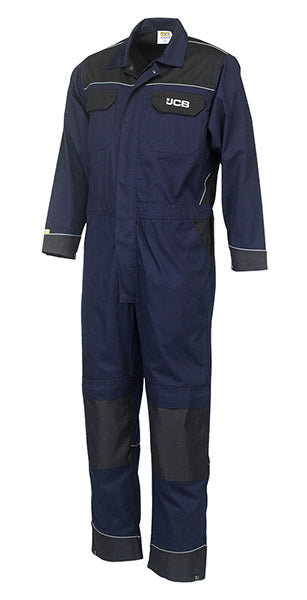 JCB WORKWEAR TRADE COVERALL REGULAR LEG NAVY / BLACK 2XL