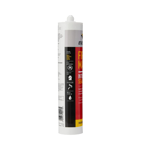 Everbuild Fire Mate Intumescent Acrylic Sealant Seals Fills Fire Rated White