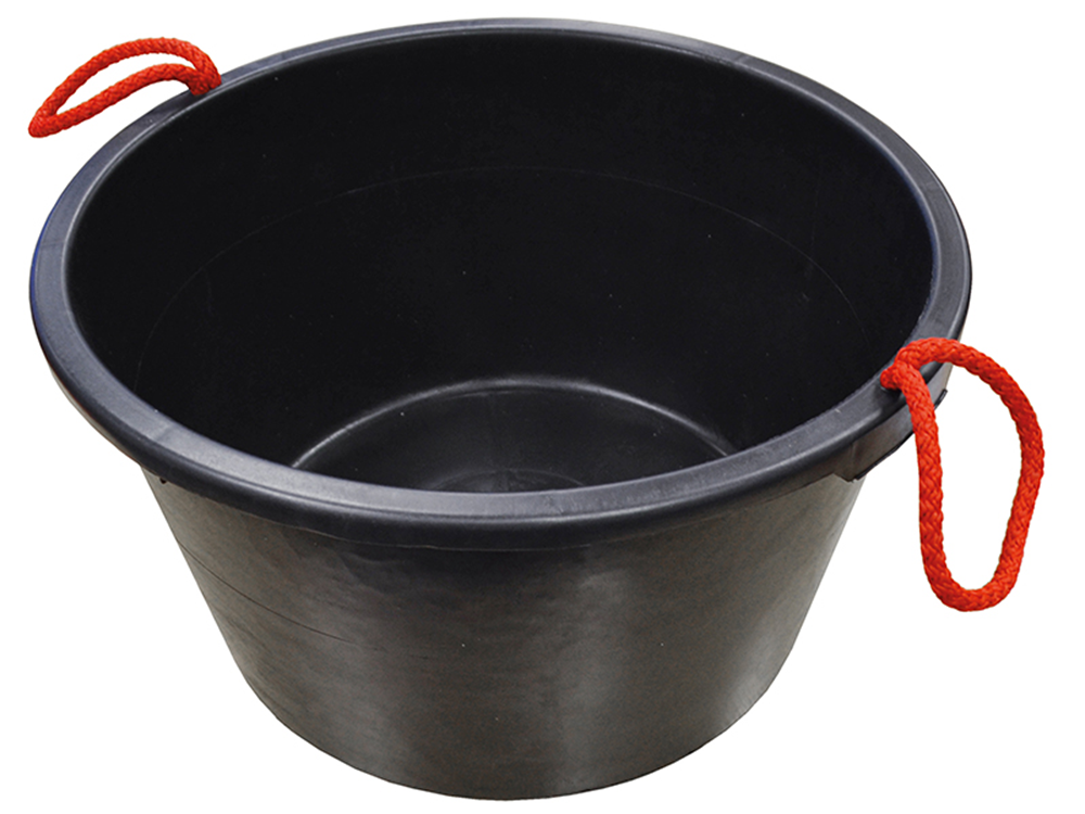 Faithfull FAI40LBUCKET Builder's Bucket Black 40 litre (9 Gall) |