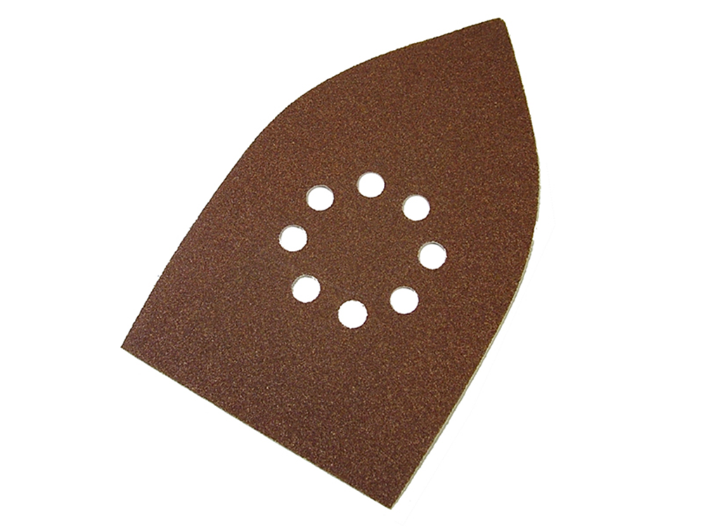 Faithfull FAIAOMULTIF Multi-Sander Sheets Hook & Loop Fine Grit (Pack 5) |