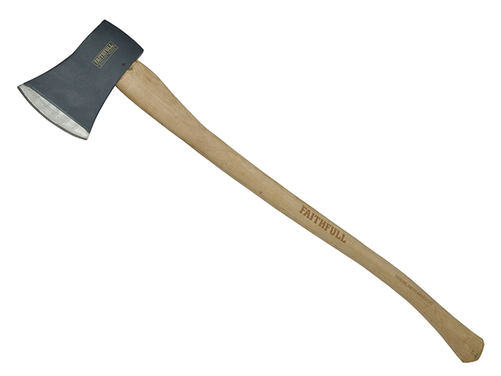 Faithfull FAIAXE412 Felling Axe Hickory Handle 2.0kg (4.1/2 lb) |