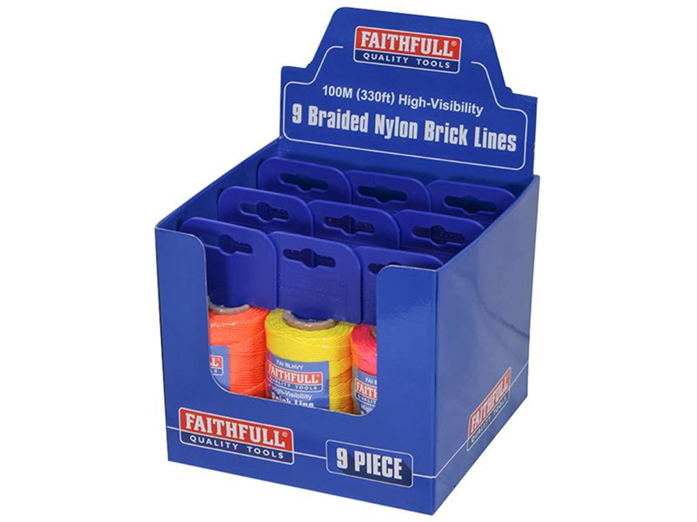 Faithfull FAIBLDISPCDU Brick Line Replacement Dispenser Reel CDU, 9 Piece |