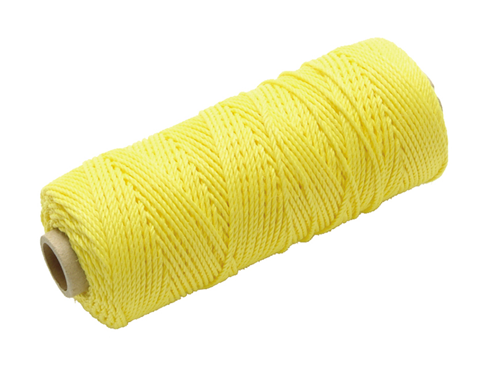Faithfull FAIBLHVY Hi Vis Nylon Brick Line 105m (344ft) Yellow |